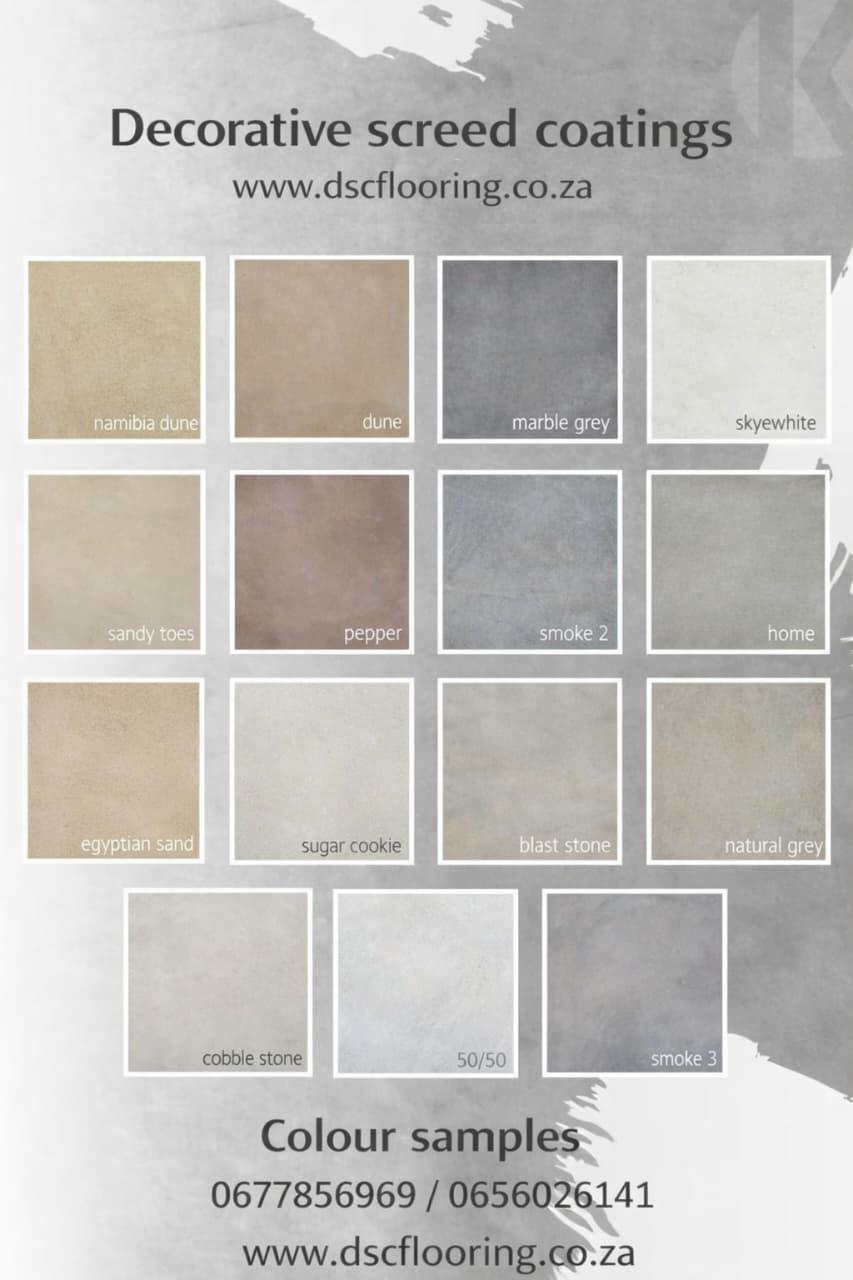 Colour samples